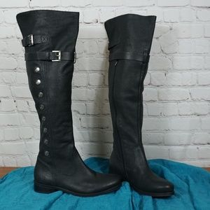 Women's Matisse Captain Black Leather Boot 7M